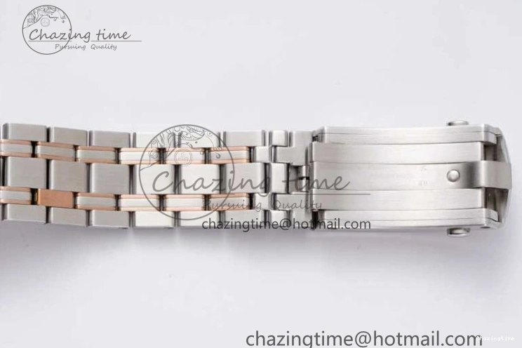 1218 UrbanChic Seamaster Diver 300M SS RG Black Ceramic Bezel JVSF 1:1 Best Edition Black Dial on SS RG Bracelet A 7786